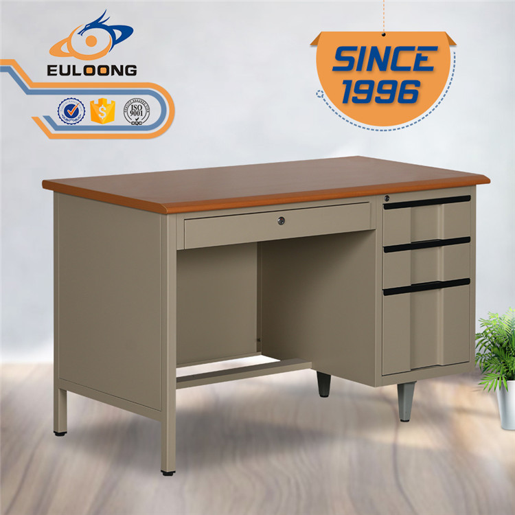 Low Price Steel Office Table Mdf Top Metal Office Desk For Sale